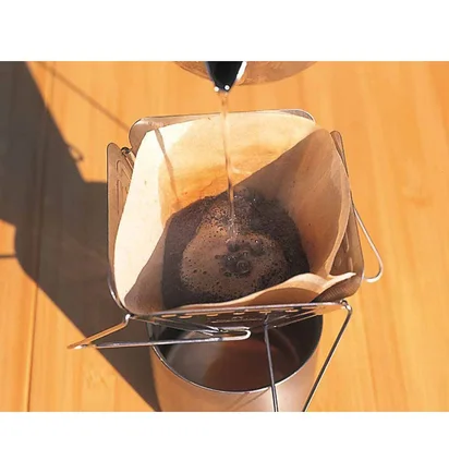 Snow Peak Collapsible Coffee Dripper (Silber)