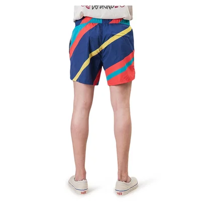 Aimé Leon Dore Nautical Stripe Swim Trunks (Blau)
