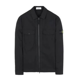 Stone Island Canvas Overshirt (Schwarz)