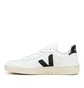 Veja V-10 Leather (Weiß / Schwarz)