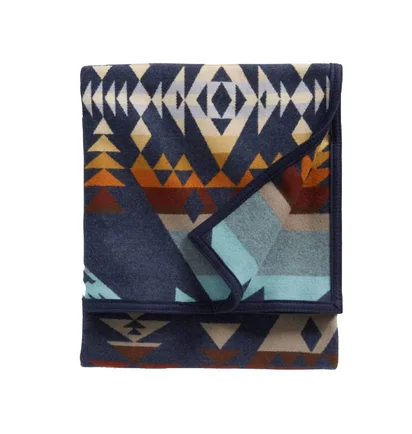 Pendleton Blanket Robe Diamond Peak (Navy / Multi)