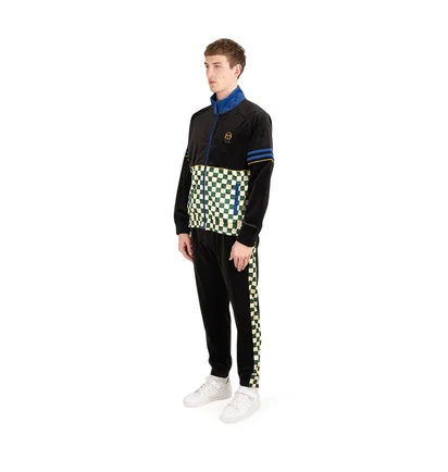 Brain Dead x Sergio Tacchini Velour Tracksuit (Schwarz)