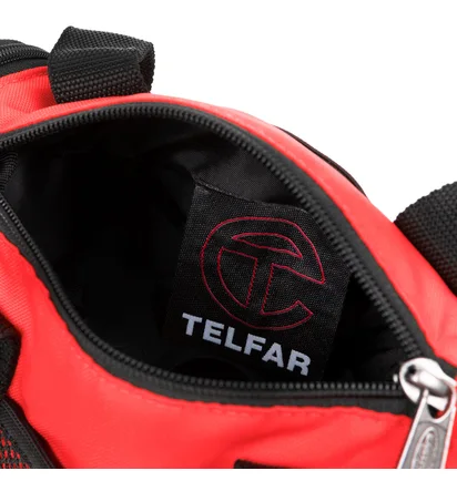 Eastpak x Telfar Duffel S (Rot / Schwarz)