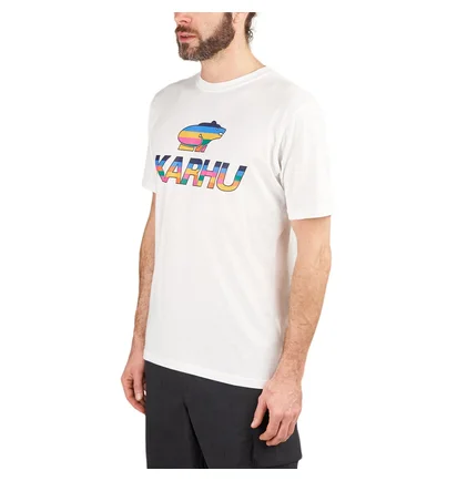 Karhu Team College Big Logo T-Shirt (Weiss / Multi)