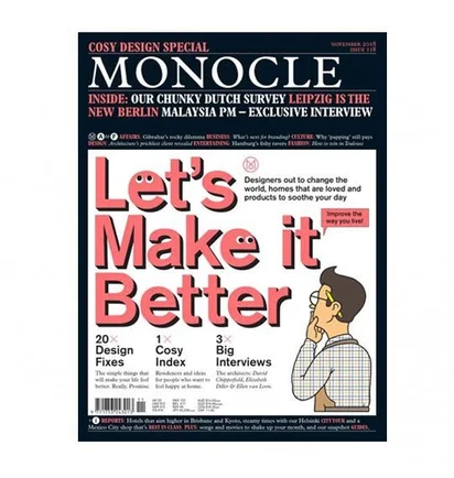 MONOCLE Ausgabe 118: Cosy Design Special