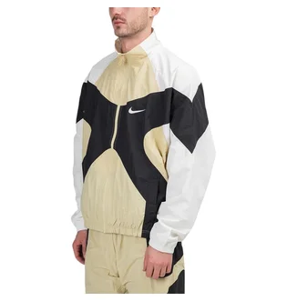 Nike NSW Re-Issue Woven Jacket (Beige / Schwarz / Weiß)