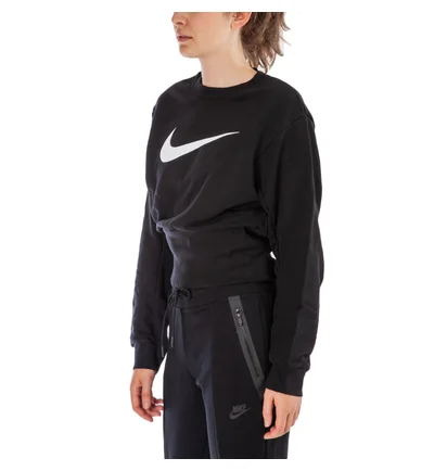 Nike WMNS Sportswear Swoosh Crewneck (Schwarz)