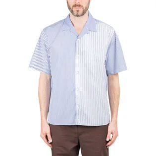 Norse Projects Carsten SS Poplin Shirt (Blau / Weiß)