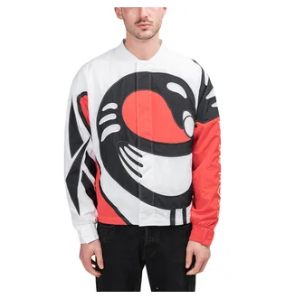 Reebok X Pyer Moss Sankofa Bomber (Weiss / Rot / Schwarz)