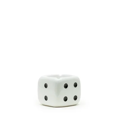 Stüssy Ceramic Dice Ashtray (Weiß)