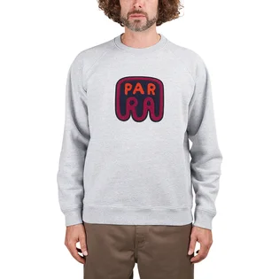 by Parra Fast Food Logo Crew Neck Sweatshirt (Grau)