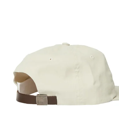 Parra Fast Food Logo 6-Panel Hat (Creme)