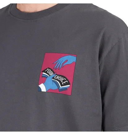 by Parra Round 12 T-Shirt (Dunkelgrau / Multi)