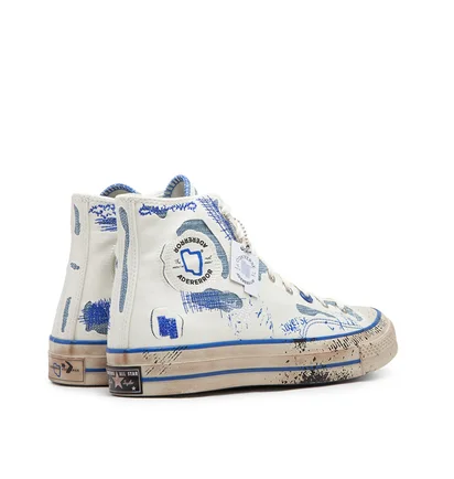 Converse x Ader Error Chuck 70 Hi (Weiß / Blau)