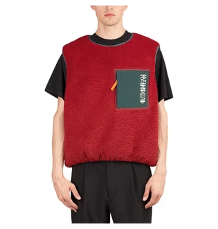 Brain Dead Ghost Sherpa Vest (Rot)