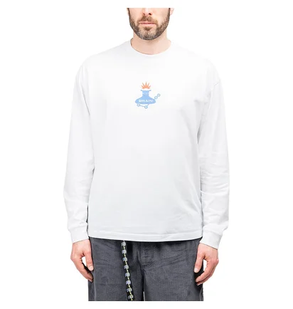 Brain Dead Man-Machine Longsleeve (Weiß)