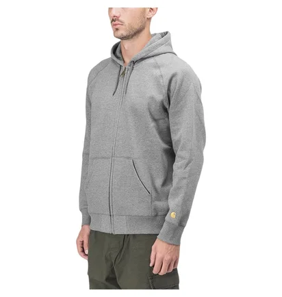 Carhartt WIP Hooded Chase Jacket (Dunkelgrau)