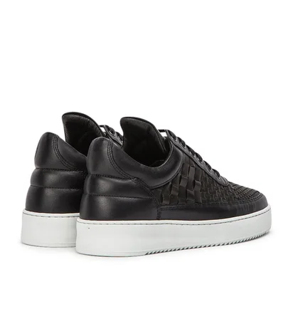 Filling Pieces Low Top Ripple Woven (Schwarz)
