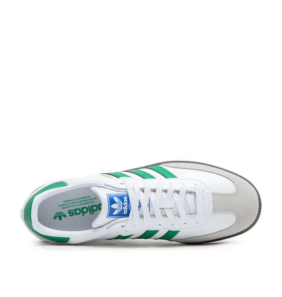 adidas Samba OG (Weiß / Grün / Grau)