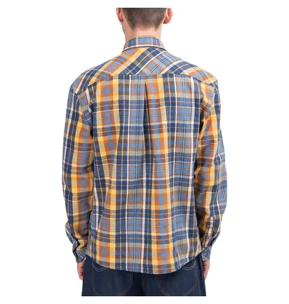 Lee x Timberland Flannel Shirt (Blau / Braun)