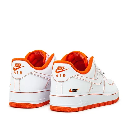 Nike Air Force 1 '07 LV8 'Rucker Park' (Weiß / Orange)