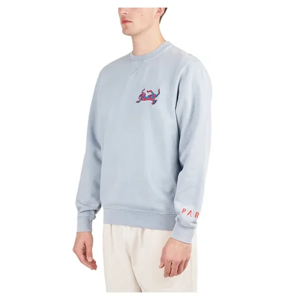 Parra Upside Dog Race Crewneck (Blau)