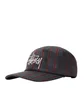 Stüssy Big Logo Striped Low Pro Cap (Grau / Rot)