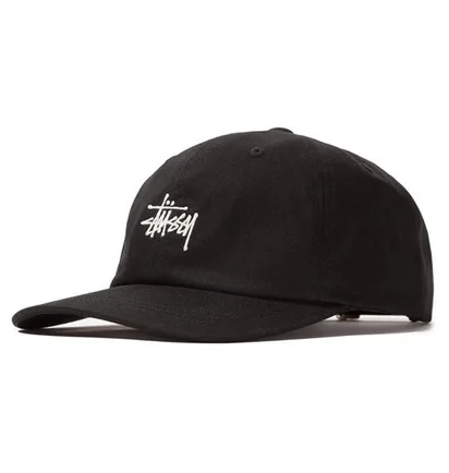 Stüssy SU19 Stock Low Pro Cap (Schwarz)