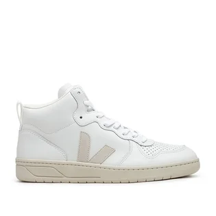 Veja V-15 Leather (Weiß / Beige)