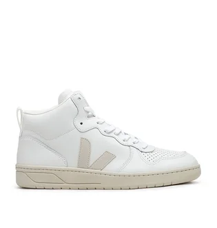 Veja V-15 Leather (Weiß / Beige)