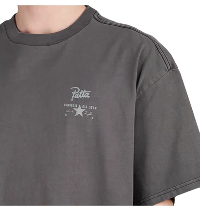 Converse x Patta Four-Leaf Clover Short Sleeve Shirt (Grau)