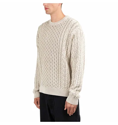 Obey Faded Wash Sweater (Beige)