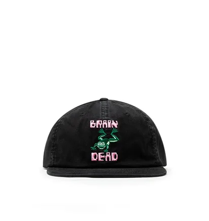 Brain Dead Toadmen 6 Panel Cap (Schwarz)