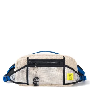 Brain Dead Sherpa Rush Hour Fanny Pack Bag (Cream / Blau)