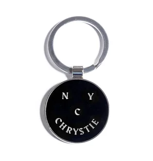 Chrystie NYC Smile Logo Keychain (Silber)