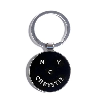 Chrystie NYC Smile Logo Keychain (Silber)
