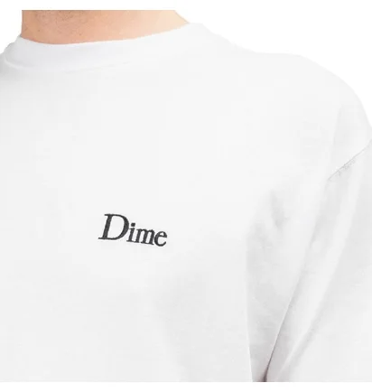 Dime Classic Small Logo T-Shirt (Weiß)