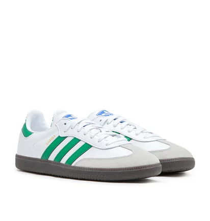 adidas Samba OG (Weiß / Grün / Grau)