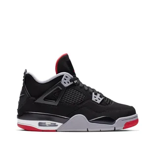 Air Jordan 4 Retro (GS) 'Black Cement' (Schwarz / Rot)