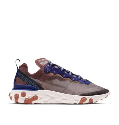 Nike React Element 87 'Dusty Peach' (Braun / Blau)