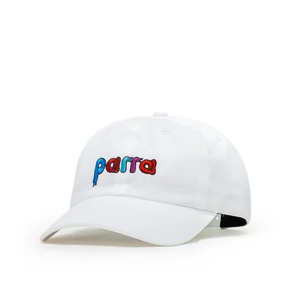 Parra Birdface Font 6-Panel Hat (Weiß)
