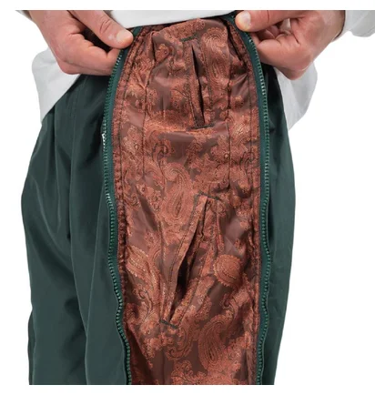 Pleasures Blast Side Zip Track Pant (Dunkelgrün)