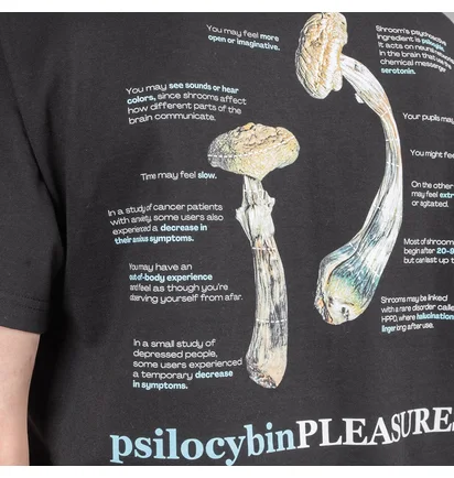 Pleasures Psilocybin T-Shirt (Schwarz)