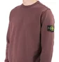 Stone Island Fleece Sweat Shirt (Burgundy)