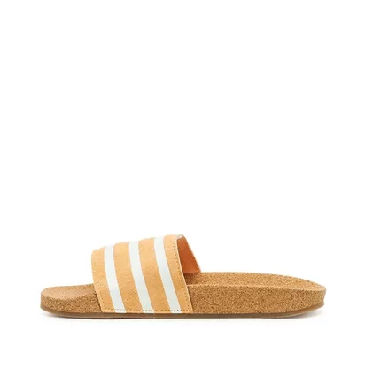 adidas Adilette W Cork (Orange / Weiß)
