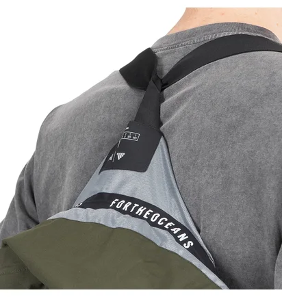adidas Parley Myshelter Rain Jacket (Olive)
