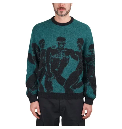 Carne Bollente B.F.F. Sweater (Grün / Schwarz)