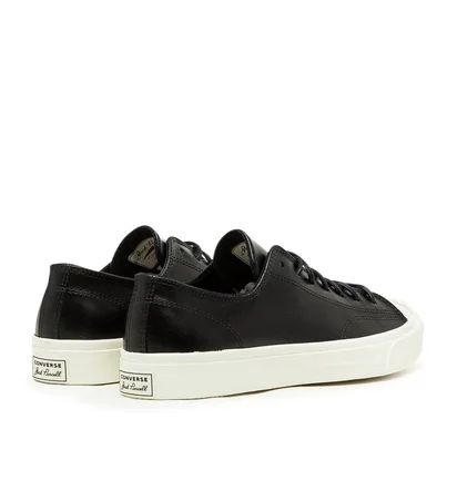 Converse Jack Purcell Leather OX (Schwarz / Weiß)