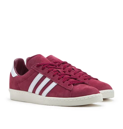 adidas Campus 80s (Dunkelrot / Weiß)