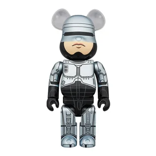 Medicom 1000% Robocop Be@rbrick Toy (Silber / Schwarz)